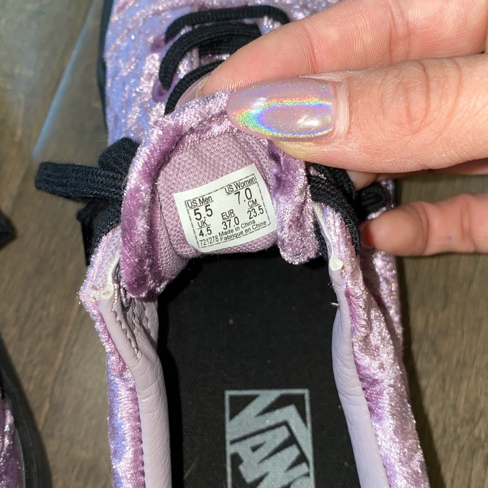 Vans Purple Velvet - Picture 6 of 7
